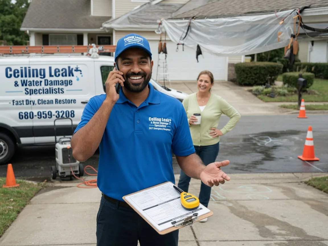 Ceiling Leak Cleanup Macungie, PA FAQs